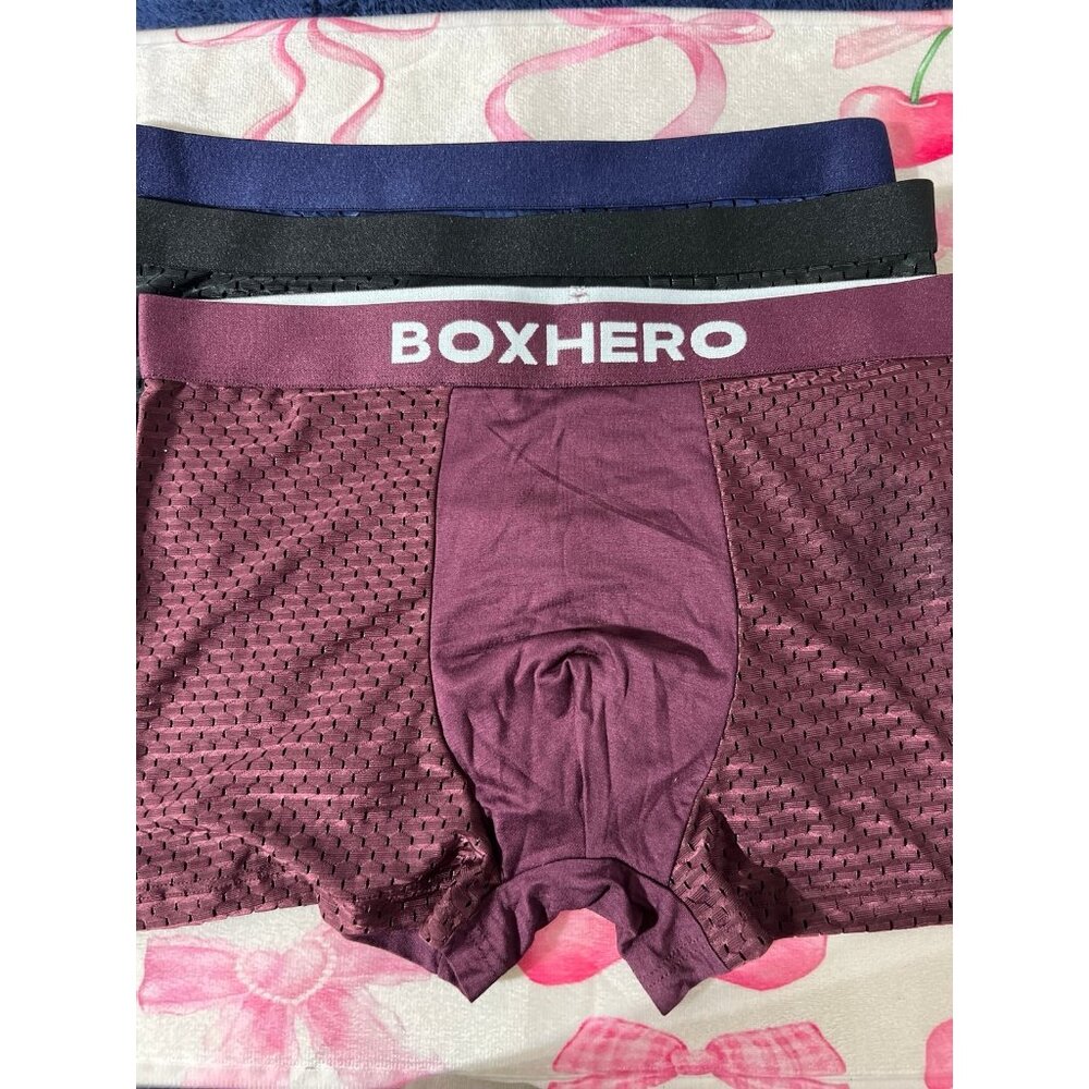 BOXHERO 3 Pack Mesh Panel Boxer